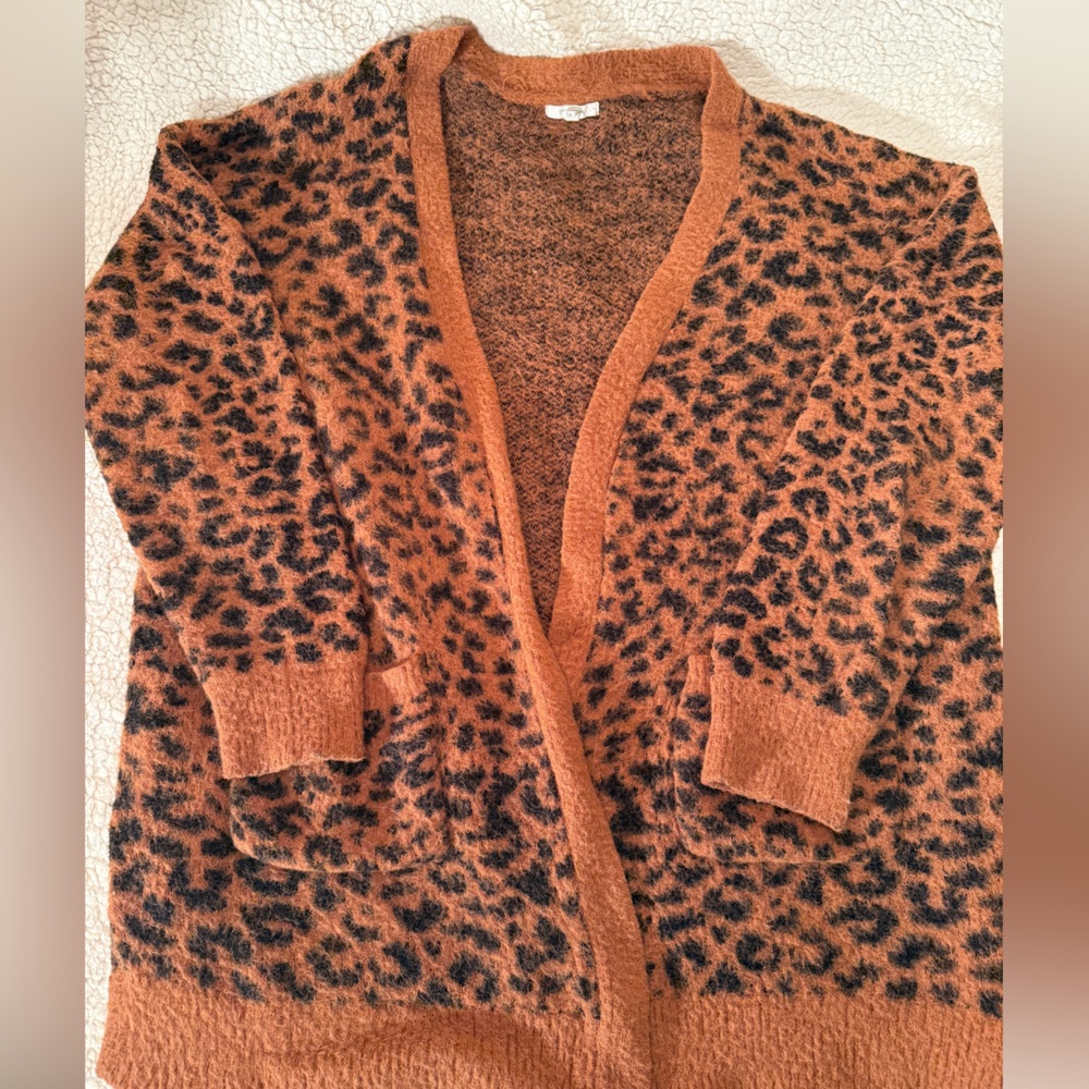 Maurices Cozy Cardigan Collection - Red, Brown, Gray. Size XL. - Picture 6 of 9